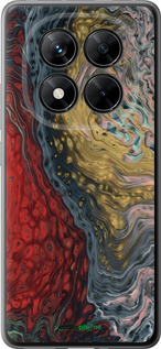 Силиконовый чехол С изображением абстрактной живописи для Xiaomi Redmi Note 14 Pro 5G - 6530u-3928 изображение 
