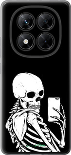 Силиконовый чехол Скелет делает Selfie для Xiaomi Redmi Note 14 Pro 5G - 6535u-3928 изображение 