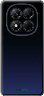 Силиконовый чехол Градиент в тёмно - синем стиле для Xiaomi Redmi Note 14 Pro 5G - 6542u-3928 изображение 