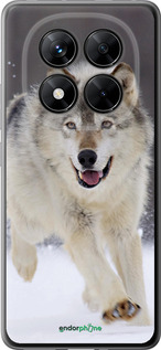 Силиконовый чехол Бегущий волк для Xiaomi Redmi Note 14 Pro 5G - 826u-3928 изображение 