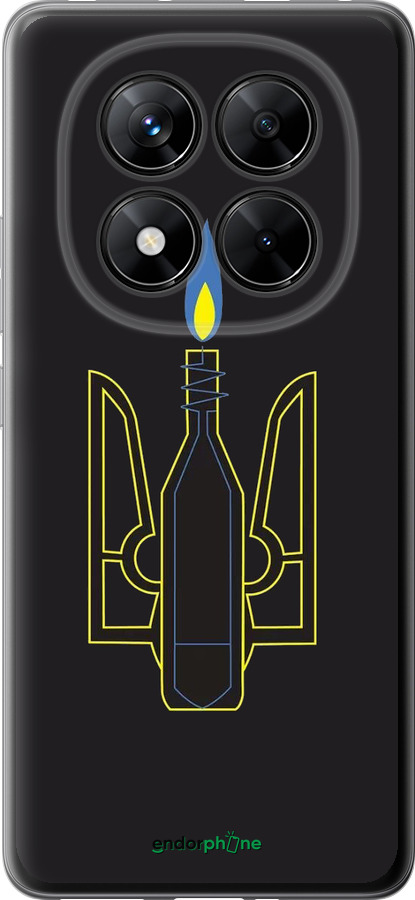 Силіконовий чехол Коктейль Молотова для Xiaomi Poco X7 - 1044u-4011 изображение 