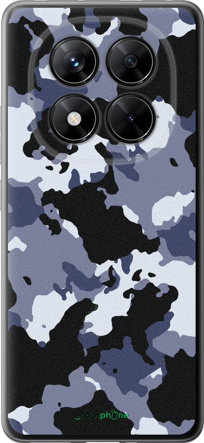 Силіконовий чехол Камуфляж v4 для Xiaomi Redmi Note 14 Pro 5G - 1182u-3928 изображение 