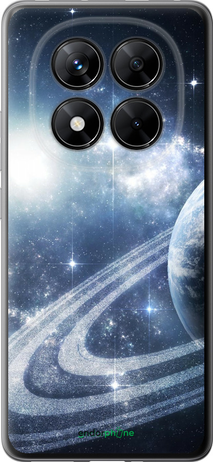 Силиконовый чехол Кольца Сатурна для Xiaomi Poco X7 - 173u-4011 изображение 