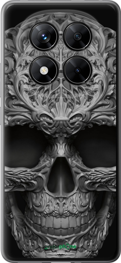 Силиконовый чехол skull-ornament для Xiaomi Poco X7 - 4101u-4011 изображение 