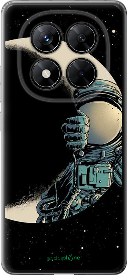 Силіконовий чехол Астронавт для Xiaomi Redmi Note 14 Pro 5G - 4134u-3928 изображение 