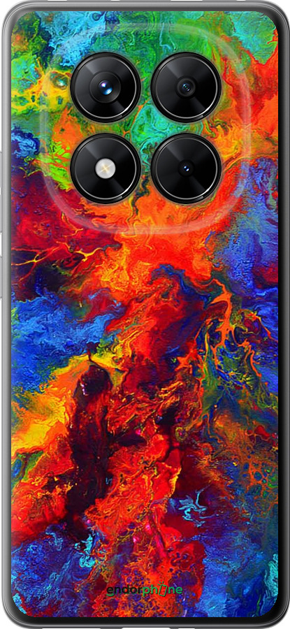 Силиконовый чехол Акварель на холсте для Xiaomi Poco X7 - 4150u-4011 изображение 
