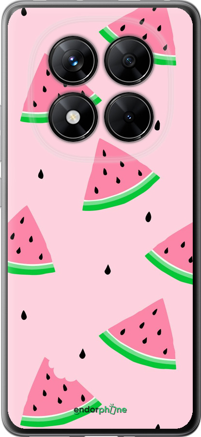 Силіконовий чехол Рожевий кавун для Xiaomi Redmi Note 14 Pro 5G - 4314u-3928 изображение 