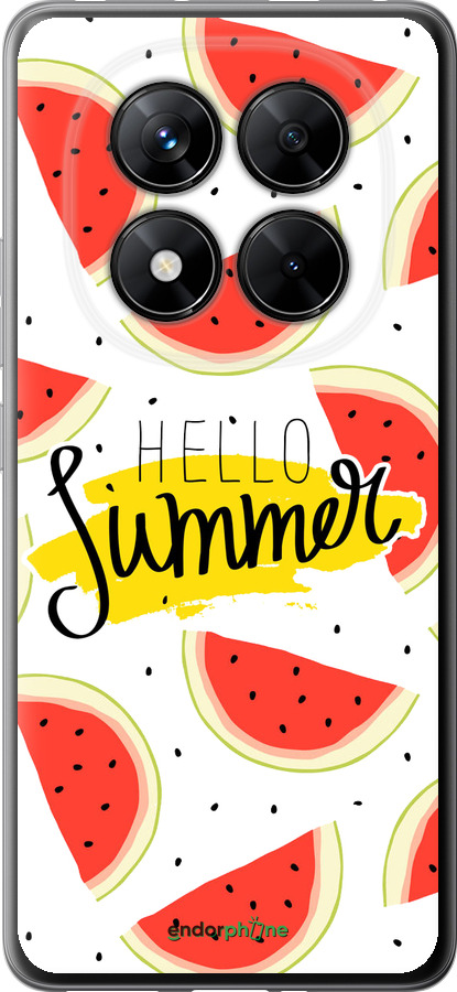 Силиконовый чехол Hello Summer для Xiaomi Redmi Note 14 Pro 5G - 4356u-3928 изображение 