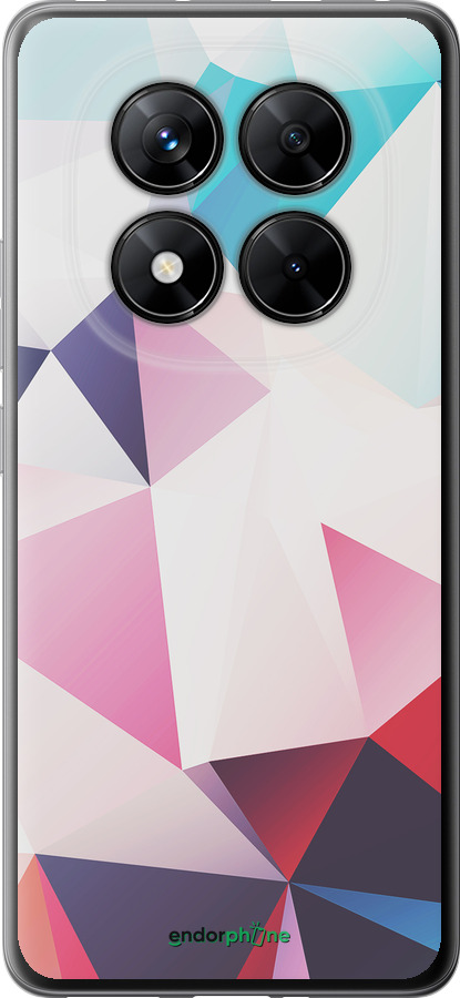 Силиконовый чехол Геометрия 3 для Xiaomi Redmi Note 14 Pro 5G - 4415u-3928 изображение 