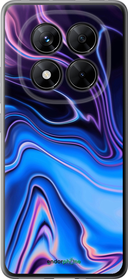 Силиконовый чехол Узор воды для Xiaomi Redmi Note 14 Pro 5G - 4491u-3928 изображение 