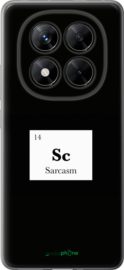 Силіконовий чехол Сарказм для Xiaomi Poco X7 - 4501u-4011 изображение 