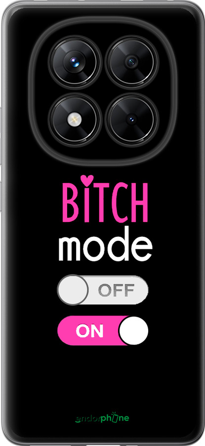Силіконовий чехол Bitch mode для Xiaomi Poco X7 - 4548u-4011 изображение 