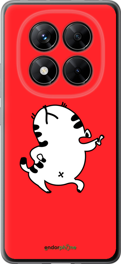Силиконовый чехол Котик для Xiaomi Poco X7 - 4577u-4011 изображение 