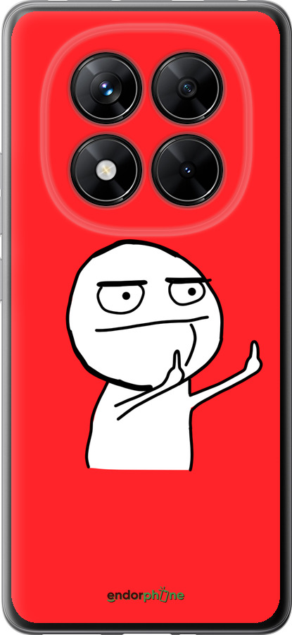 Силиконовый чехол Мем для Xiaomi Poco X7 - 4578u-4011 изображение 