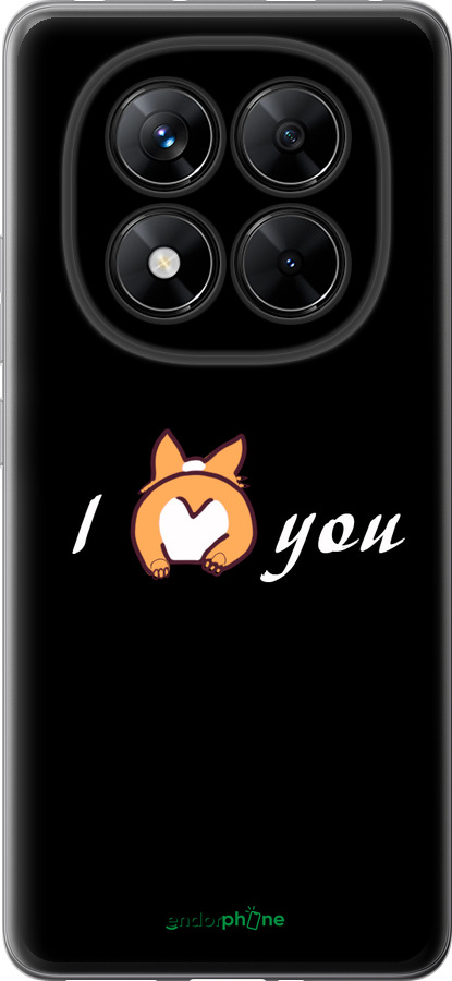 Силиконовый чехол Люблю для Xiaomi Poco X7 - 4586u-4011 изображение 