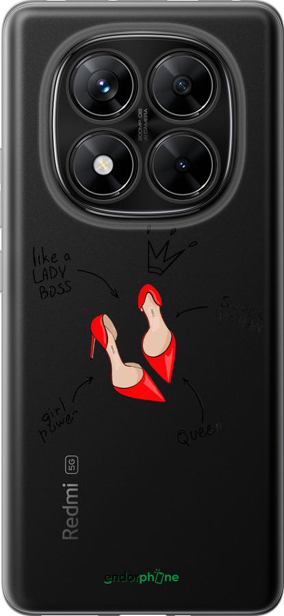 Силиконовый чехол Женщина для Xiaomi Poco X7 - 4599u-4011 изображение 