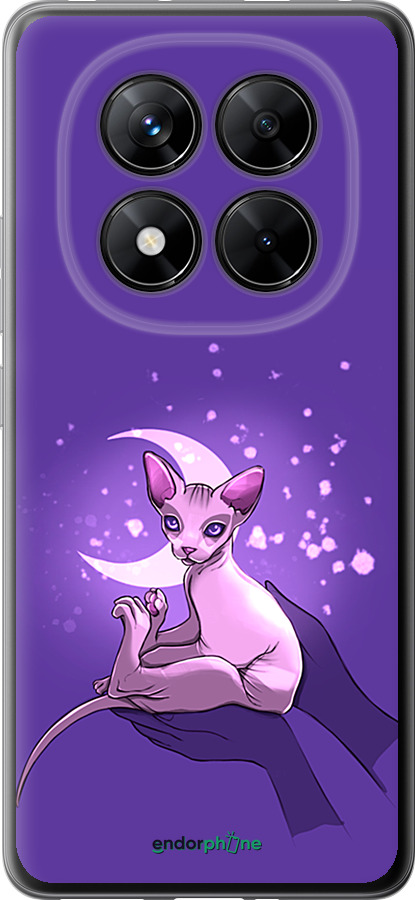 Силиконовый чехол Кот2 для Xiaomi Poco X7 - 4676u-4011 изображение 