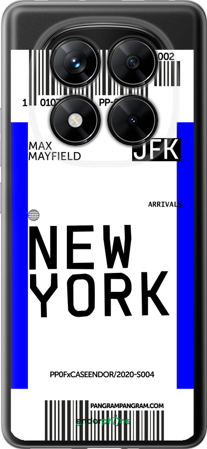 Силіконовий чехол New York для Xiaomi Poco X7 - 4861u-4011 изображение 