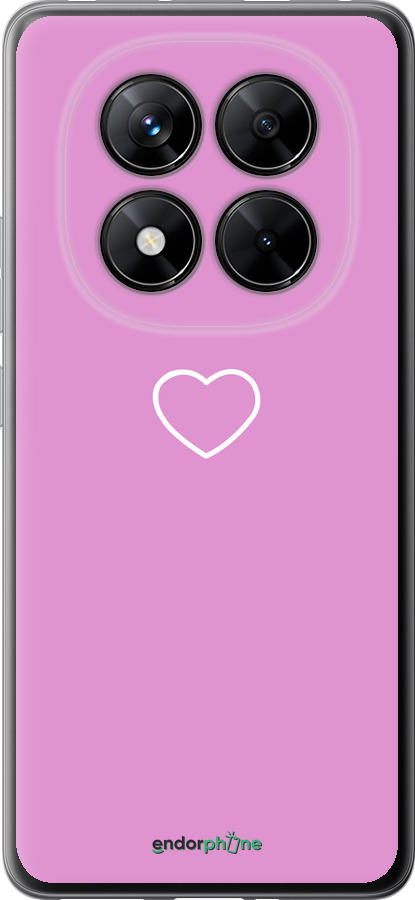 Силиконовый чехол Сердце 2 для Xiaomi Poco X7 - 4863u-4011 изображение 