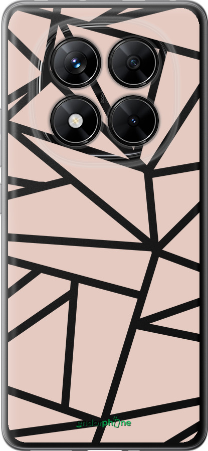 Силиконовый чехол Абстракция 2 для Xiaomi Redmi Note 14 Pro 5G - 4872u-3928 изображение 