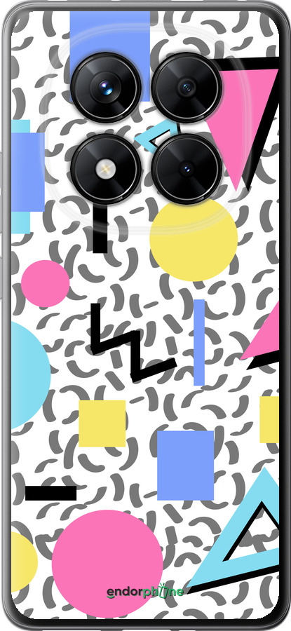 Силіконовий чехол Color shapes для Xiaomi Redmi Note 14 Pro 5G - 4893u-3928 изображение 