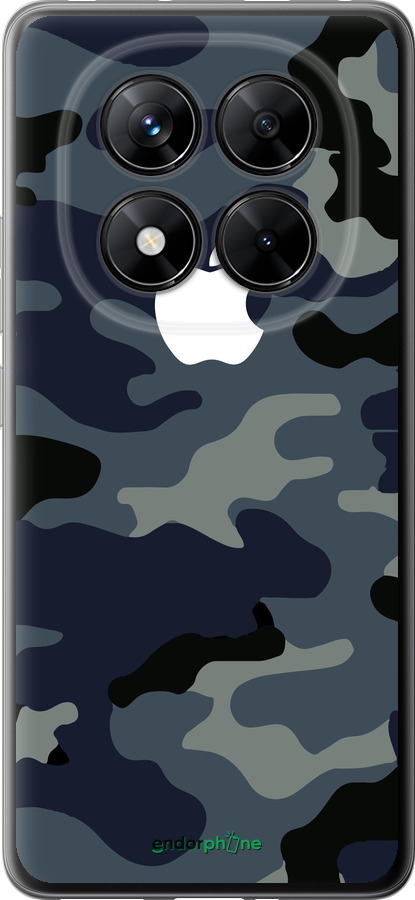 Силиконовый чехол Камуфляж 1 для Xiaomi Redmi Note 14 Pro 5G - 4897u-3928 изображение 