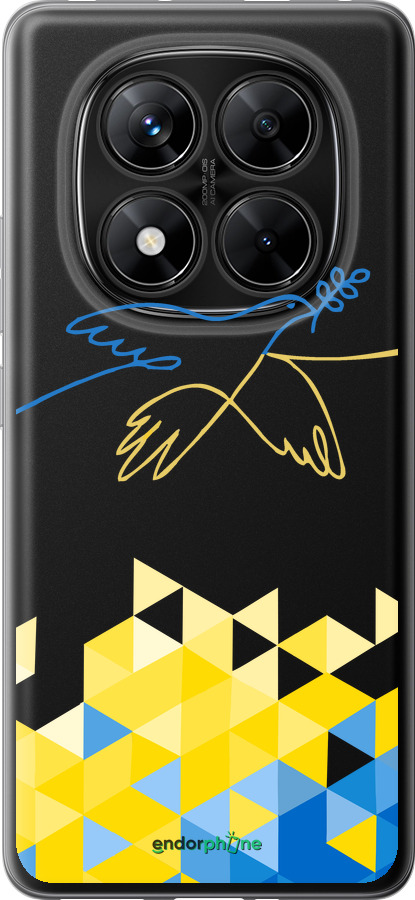 Силіконовий чехол Птиця миру  для Xiaomi Redmi Note 14 Pro 5G - 5231u-3928 изображение 