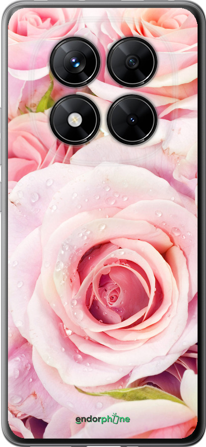 Силіконовий чехол Троянди для Xiaomi Poco X7 - 525u-4011 изображение 