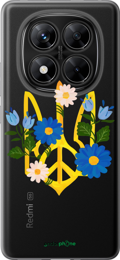 Силіконовий чехол Герб v3 для Xiaomi Poco X7 - 5265u-4011 изображение 