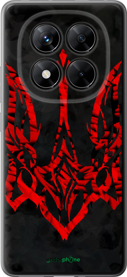 Силиконовый чехол Герб Украины v4 для Xiaomi Poco X7 - 5319u-4011 изображение 