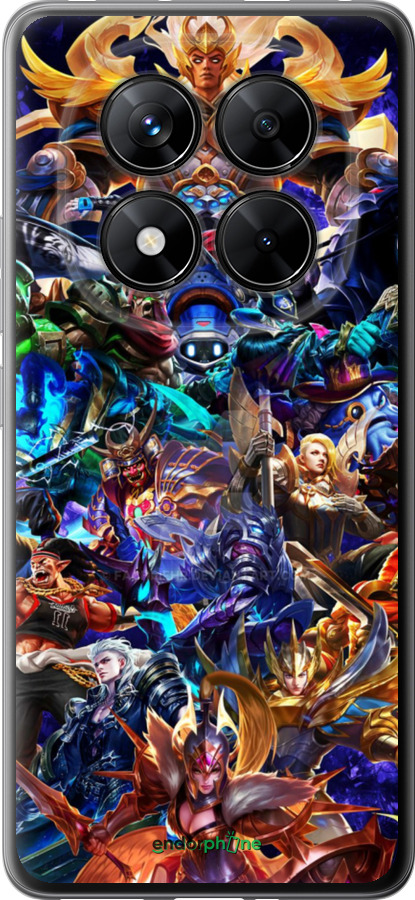 Силиконовый чехол № 5375 для Xiaomi Redmi Note 14 Pro 5G - 5375u-3928 изображение 
