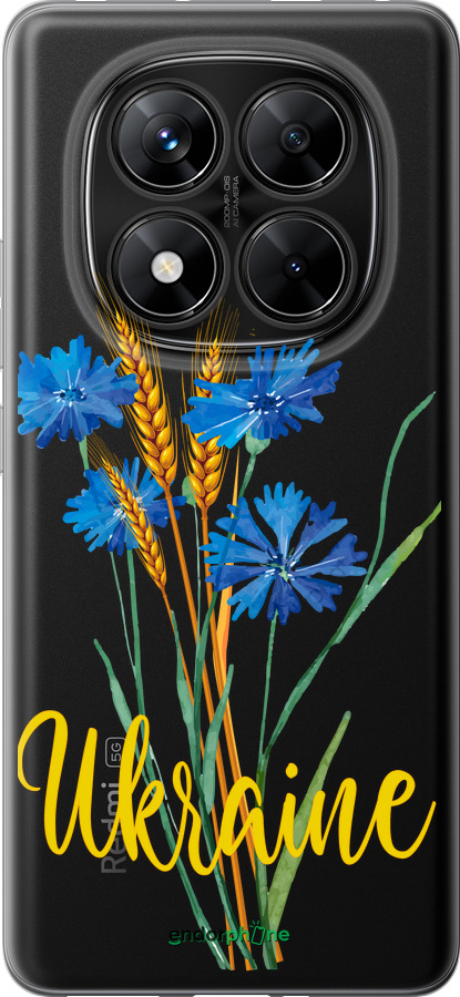 Силіконовий чехол Ukraine v2 для Xiaomi Poco X7 - 5445u-4011 изображение 