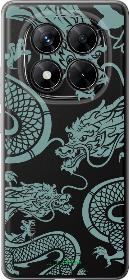 Силиконовый чехол Дракон для Xiaomi Poco X7 - 5476u-4011 изображение 