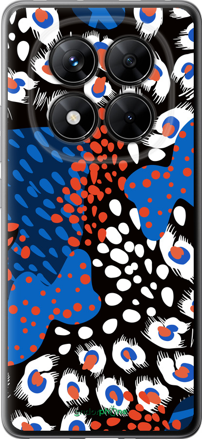 Силиконовый чехол Абстрактный фон v2 для Xiaomi Redmi Note 14 Pro 5G - 5503u-3928 изображение 