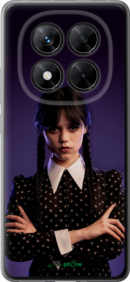 Силиконовый чехол Wednesday v3 для Xiaomi Redmi Note 14 Pro 5G - 5517u-3928 изображение 