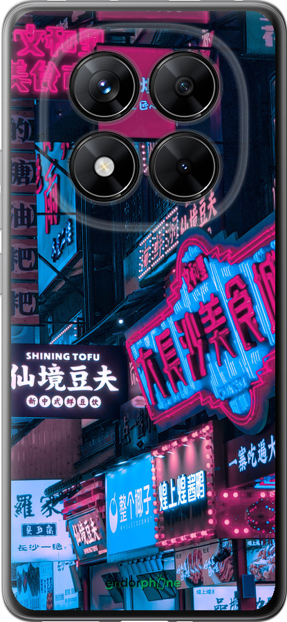 Силиконовый чехол Hong Kong City для Xiaomi Poco X7 - 5536u-4011 изображение 