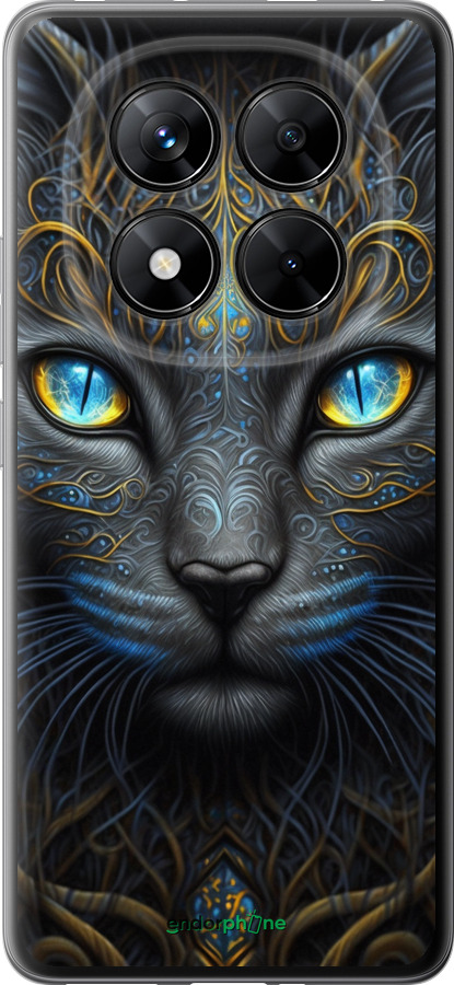 Силиконовый чехол Кошка для Xiaomi Poco X7 - 5548u-4011 изображение 