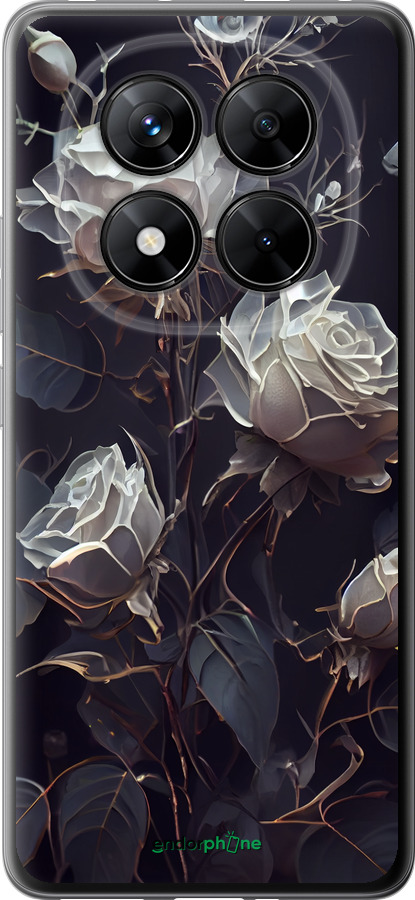 Силиконовый чехол Розы 2 для Xiaomi Redmi Note 14 Pro 5G - 5550u-3928 изображение 