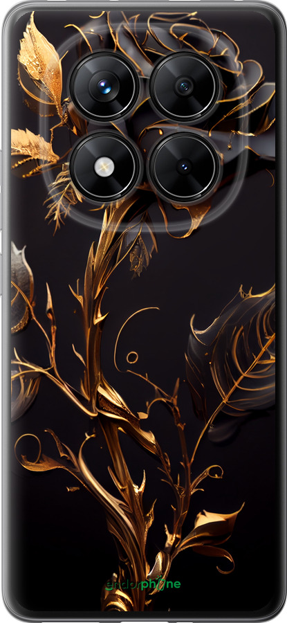 Силіконовий чехол Троянда 3 для Xiaomi Poco X7 - 5552u-4011 изображение 