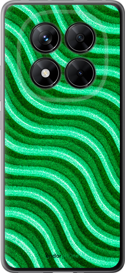 Силиконовый чехол Волнистые линии для Xiaomi Poco X7 - 5578u-4011 изображение 