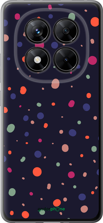 Силиконовый чехол Горошек v2 для Xiaomi Redmi Note 14 Pro 5G - 5599u-3928 изображение 