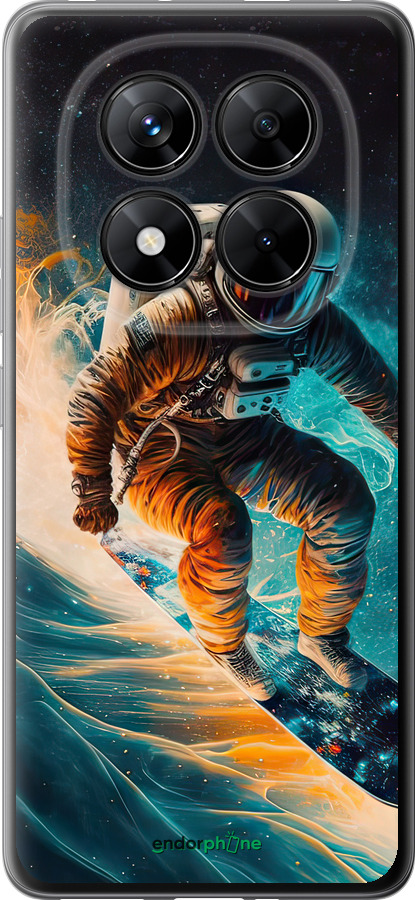 Силіконовий чехол Сноубордист для Xiaomi Poco X7 - 5604u-4011 изображение 