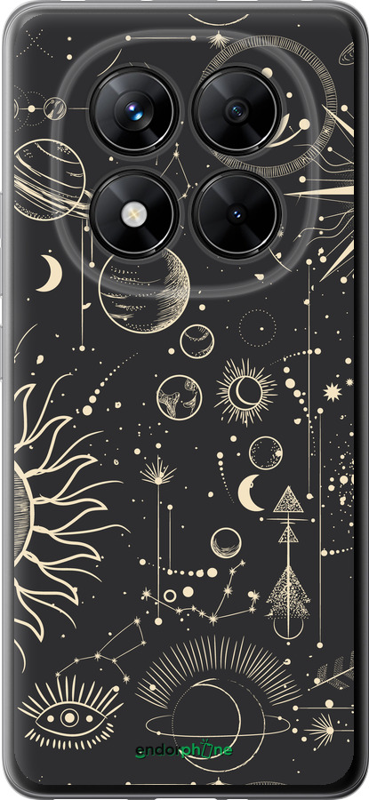 Силиконовый чехол Фаза луны для Xiaomi Poco X7 - 5605u-4011 изображение 