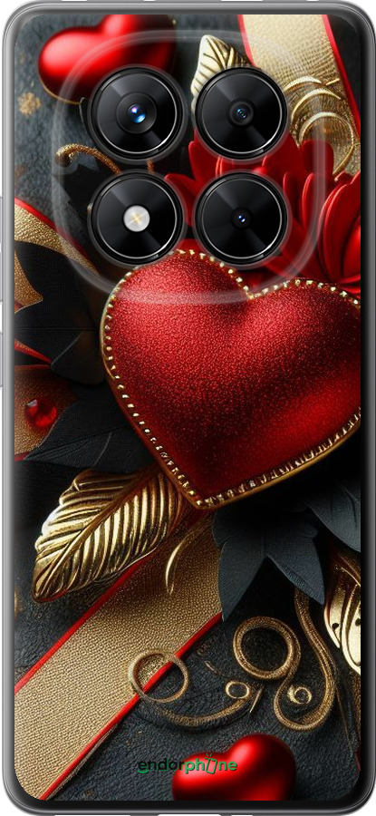 Силиконовый чехол Сердечки v2 для Xiaomi Poco X7 - 5832u-4011 изображение 