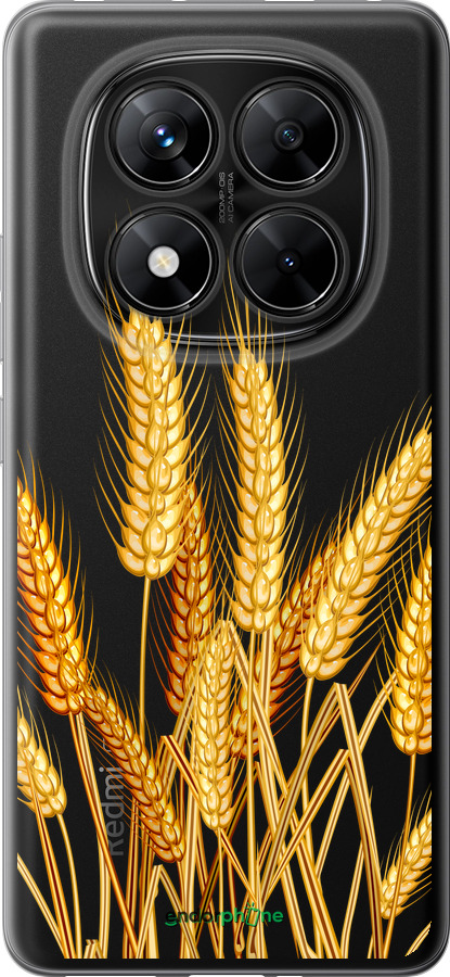Силиконовый чехол Колоски пшеници для Xiaomi Poco X7 - 5866u-4011 изображение 
