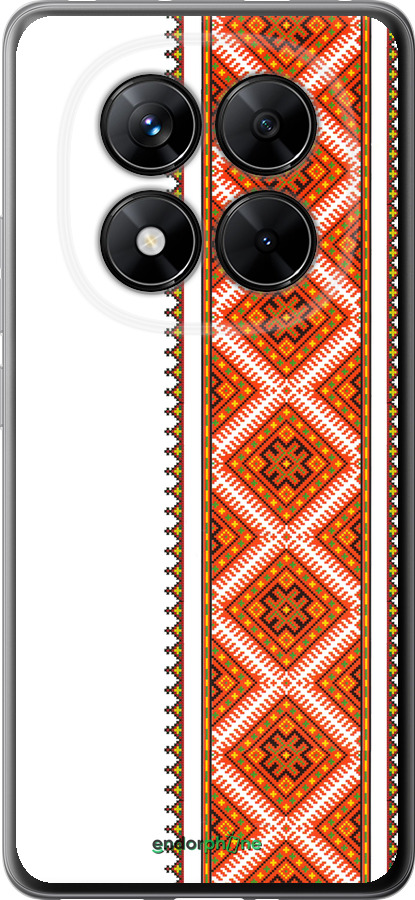 Силіконовий чехол Вишиванка 25 для Xiaomi Poco X7 - 593u-4011 изображение 