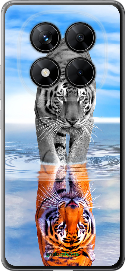 Силіконовий чехол Тигр для Xiaomi Poco X7 - 6016u-4011 изображение 