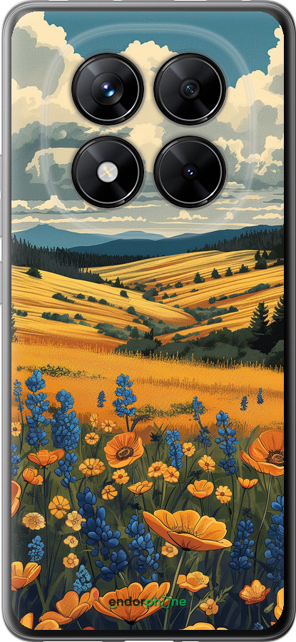 Силіконовий чехол Українське поле для Xiaomi Poco X7 - 6082u-4011 изображение 