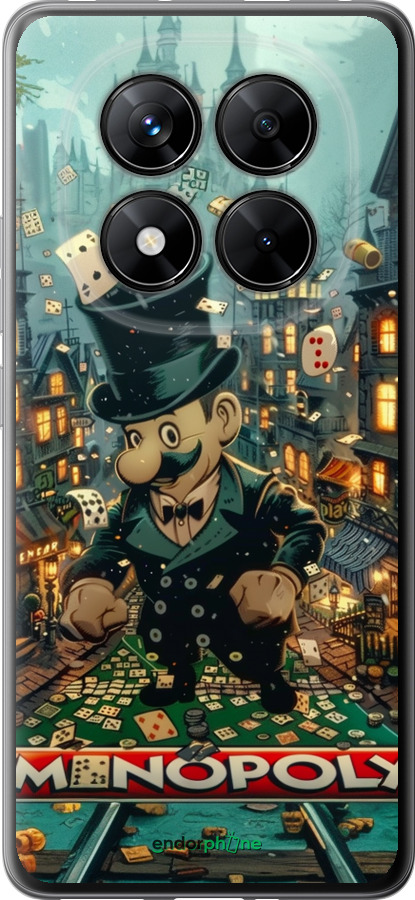 Силиконовый чехол Сказочный Monopoly для Xiaomi Redmi Note 14 Pro 5G - 6086u-3928 изображение 