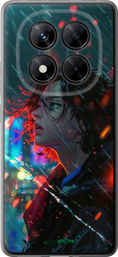 Силіконовий чехол Нічні вогні для Xiaomi Redmi Note 14 Pro 5G - 6096u-3928 изображение 